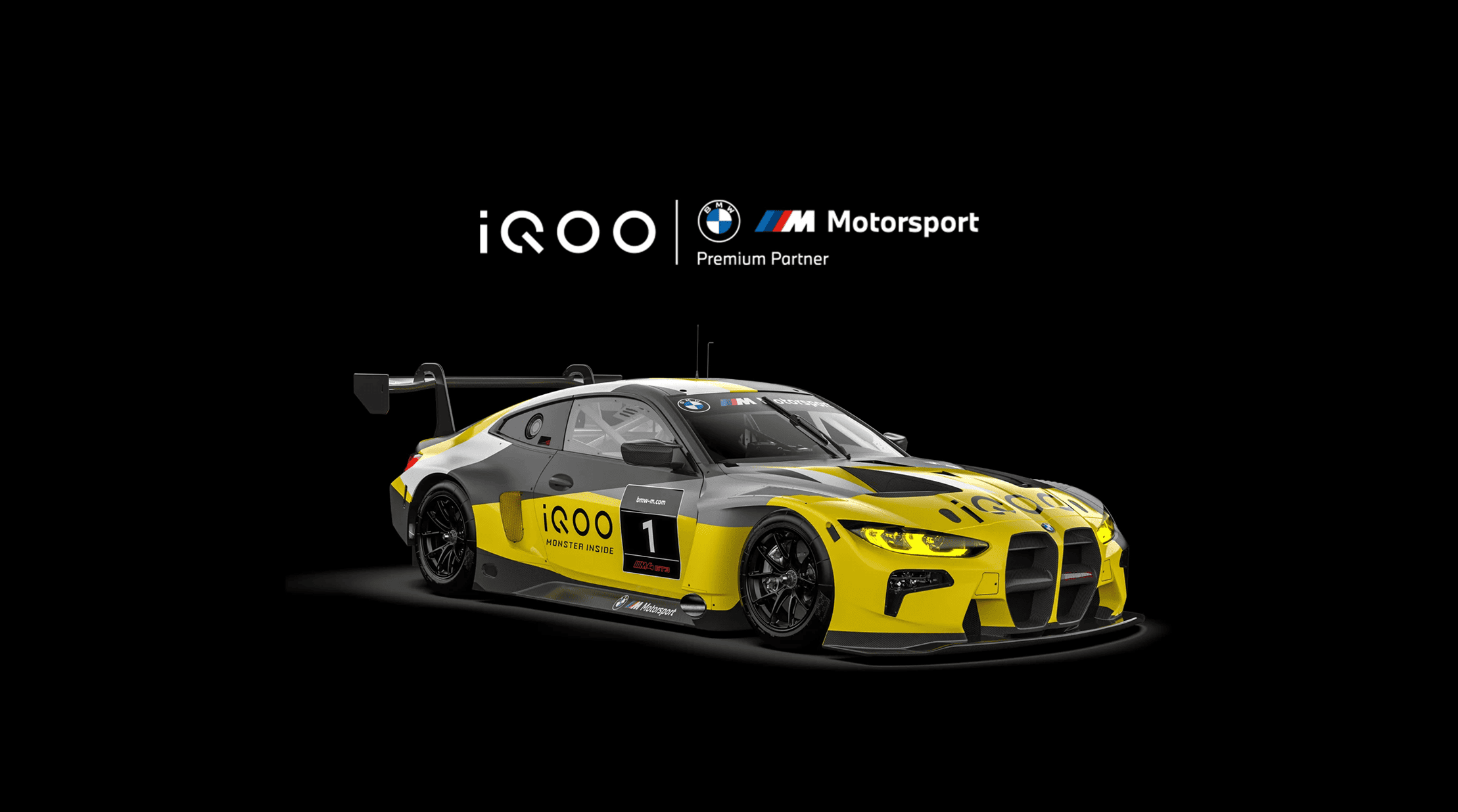 iQOO × BMW M Motorsport collaboration visual